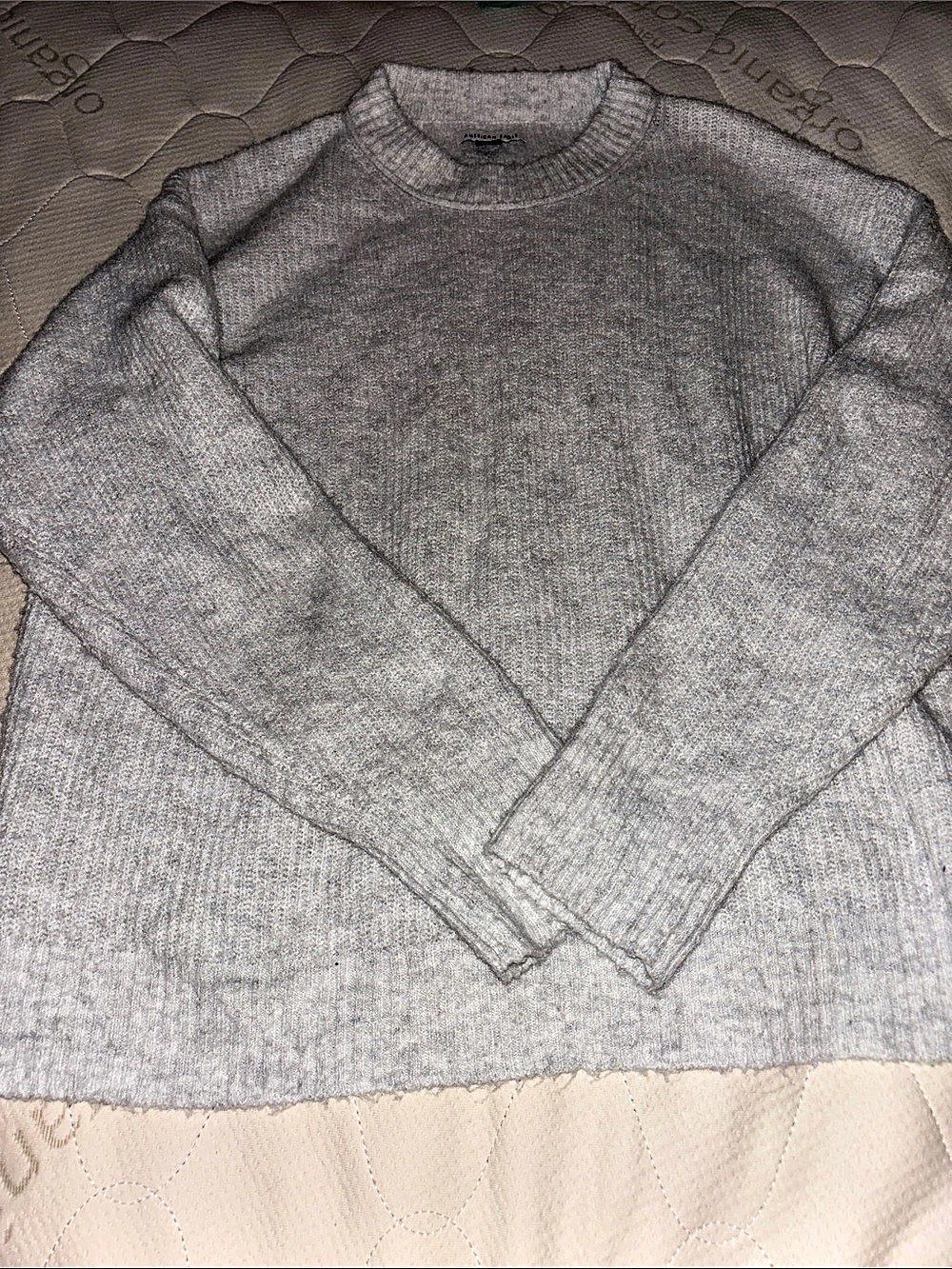 American Eagle Gray Crewneck Sweater Size Medium